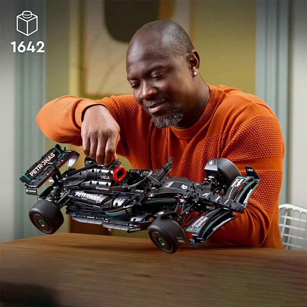 F1 W14 E Performance - 1642 Peças de Blocos de Construção para Montar F1 W14 E Performance - 1642 Peças de Blocos de Construção para Montar